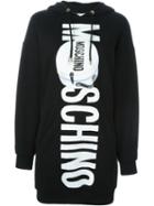 Moschino Logo Hat Box Hoodie Dress