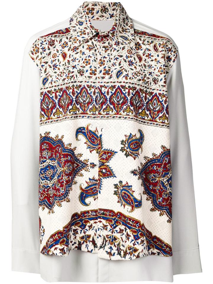 Paria Farzaneh Paisley Print Shirt - Grey