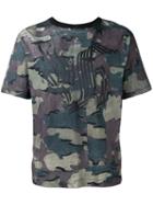 Dries Van Noten Camouflage T-shirt, Men's, Size: Xl, Green, Cotton