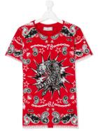 Philipp Plein Junior Teen Steve T-shirt - Red