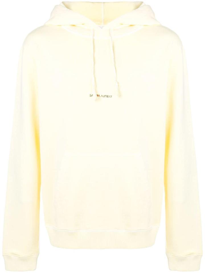 Saint Laurent Hooded Sweatshirt - Yellow