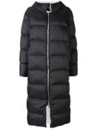 Yves Salomon Long Reversible Down Jacket - Black