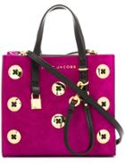 Marc Jacobs Buttons Detail Crossbody Bag - Pink & Purple