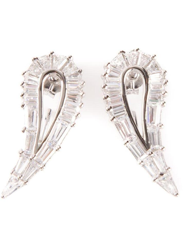 V Jewellery 'simplicity Hollow Lobe' Earrings