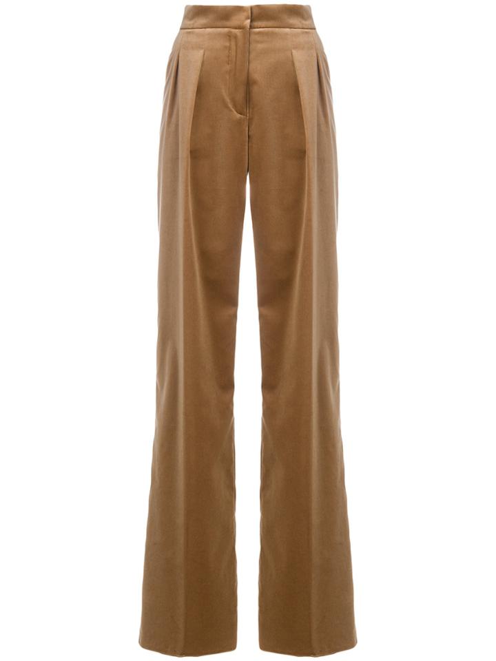 Max Mara Mantova Velvet Pants - Brown