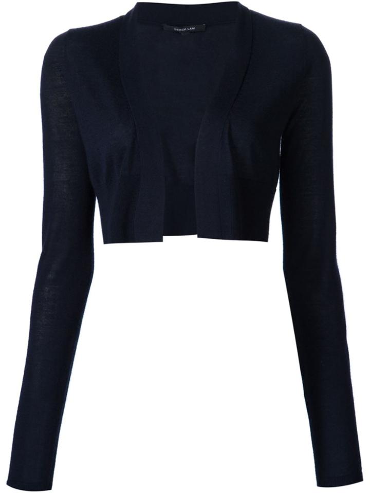 Derek Lam Long Sleeve Cardigan - Blue