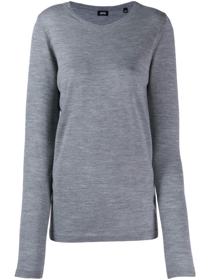 Aspesi Crew Neck Pullover - Grey