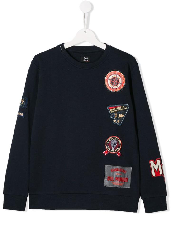 My Brand Kids Badge Sweatshirt - Blue