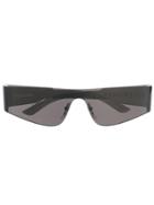 Balenciaga Eyewear Frameless Sunglasses - Black