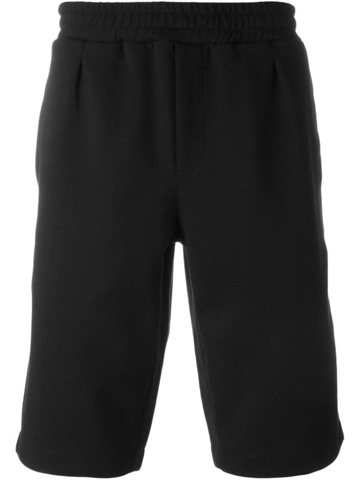 Paolo Pecora Track Shorts, Men's, Size: Xl, Black, Cotton/polyester