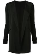 Peter Cohen - Buttonless Blazer - Women - Silk - M, Black, Silk