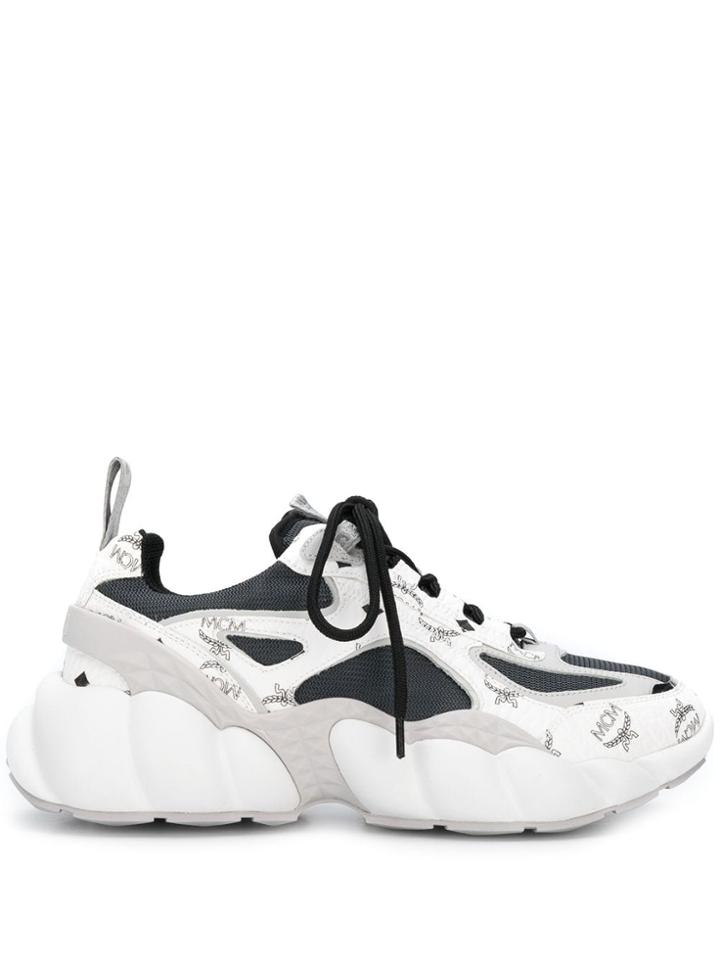 Mcm Chunky Low Top Trainers - White
