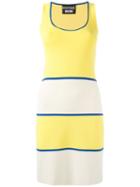 Boutique Moschino Scoop-neck Knitted Dress, Women's, Size: 42, Yellow/orange, Polyamide/rayon