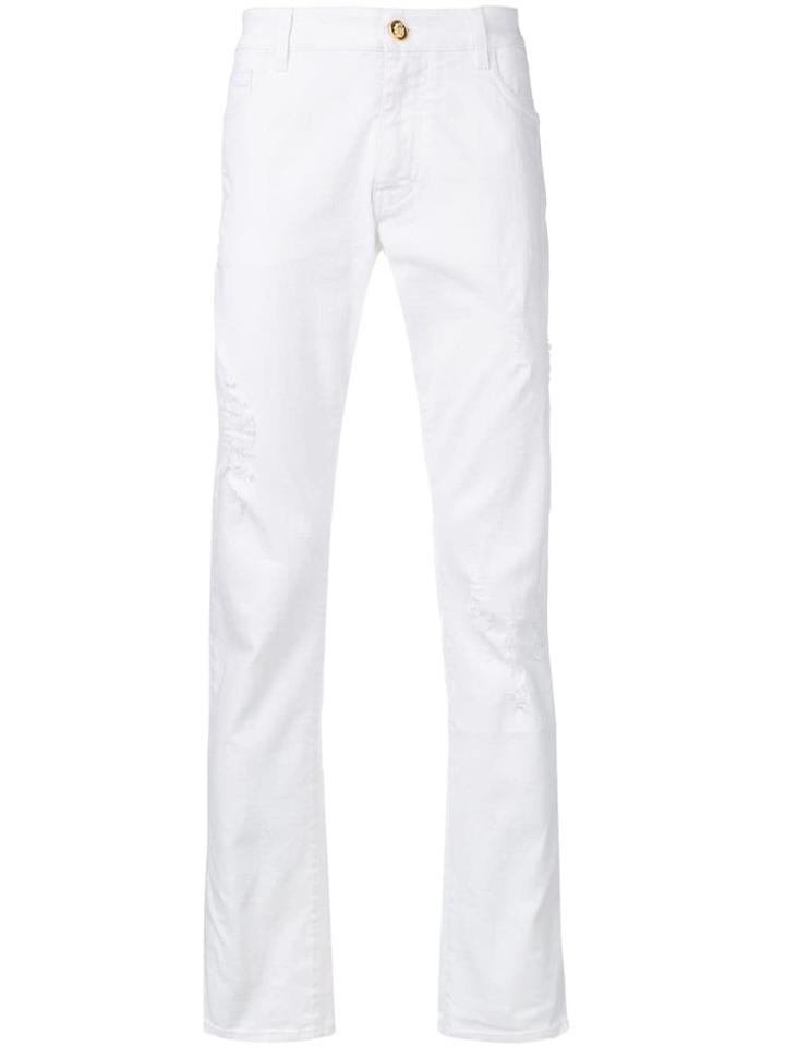 Billionaire Straight-leg Jeans - White