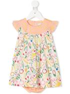 Stella Mccartney Kids Graphic Print Short-sleeve Dress - Pink