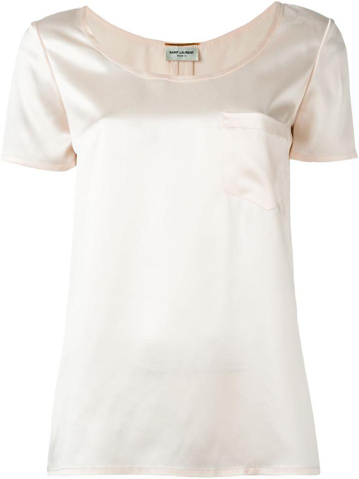 Saint Laurent Silk T-shirt