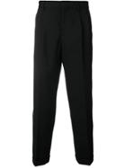 Alexander Mcqueen High Waisted Tailored Trousers - Black