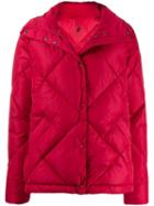 Save The Duck Padded Hooded Jacket - Red