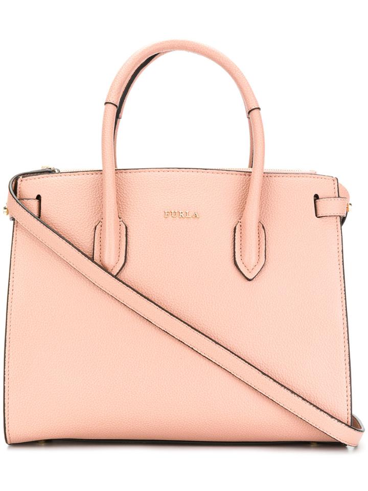 Furla Pin Tote Bag - Pink & Purple