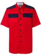 Calvin Klein 205w39nyc Colour Block Shirt - Red