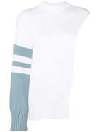 Mrz One Sleeve Sweater - White