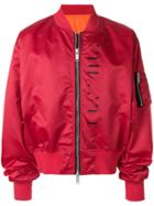 Unravel Project Explicit Content Bomber Jacket - Red