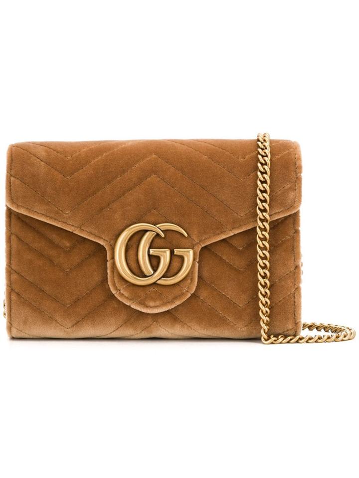 Gucci Square Crossbody Bag - Brown