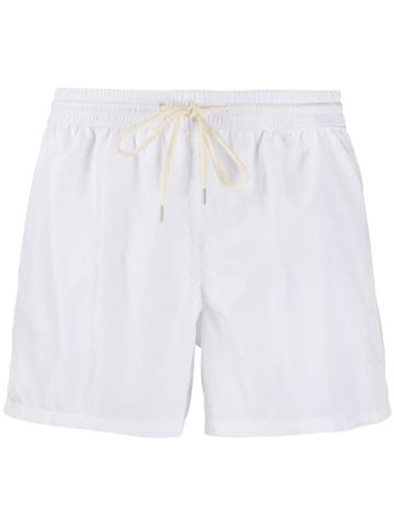 Nos Beachwear Elasticated Swim Shorts - White