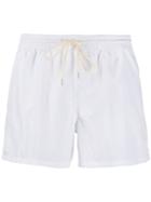 Nos Beachwear Elasticated Swim Shorts - White