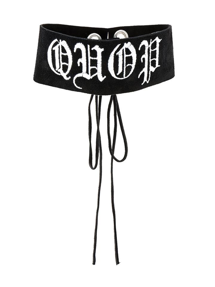 Manokhi 'quop' Chocker - Black