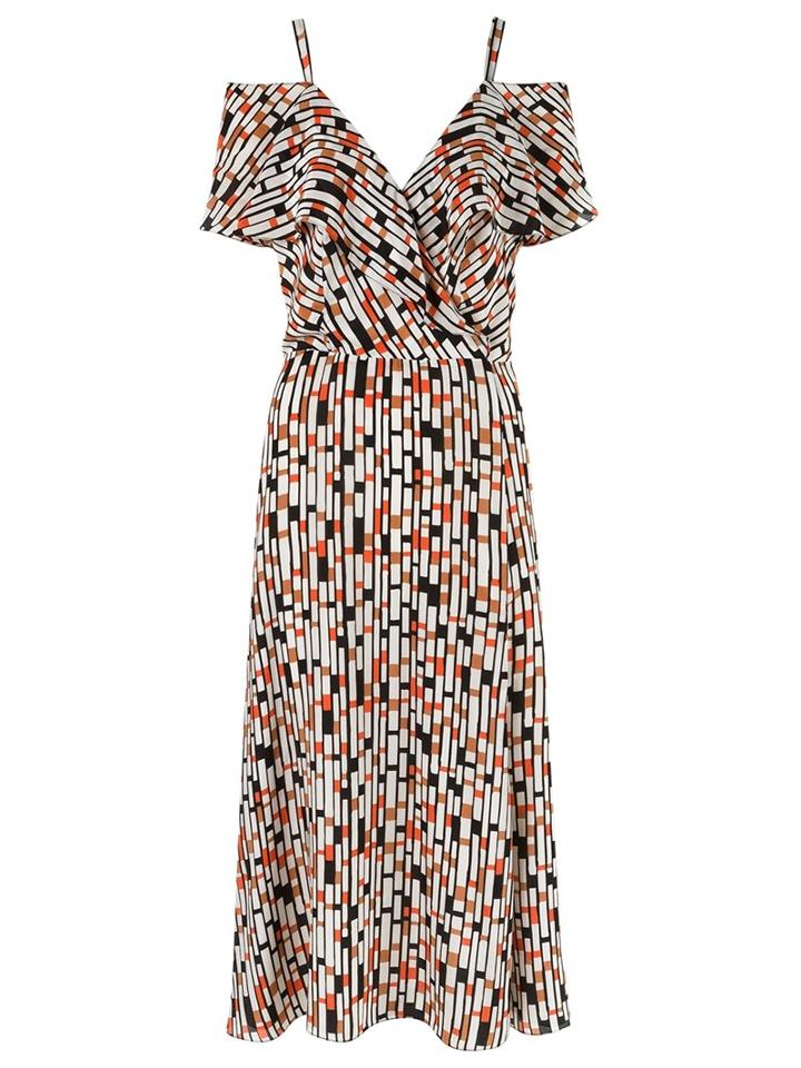 Andrea Marques Silk Midi Dress