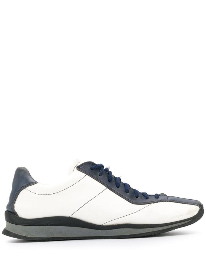 Prada Pre-owned 2000's Bowling Style Sneakers - Blue