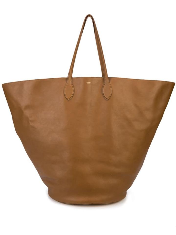 Khaite The Large Circle Tote Bag - Brown