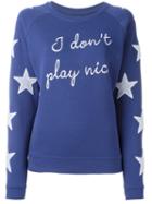 Zoe Karssen 'play Nice' Sweatshirt