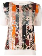 Emilio Pucci Abstract Striped Print T-shirt