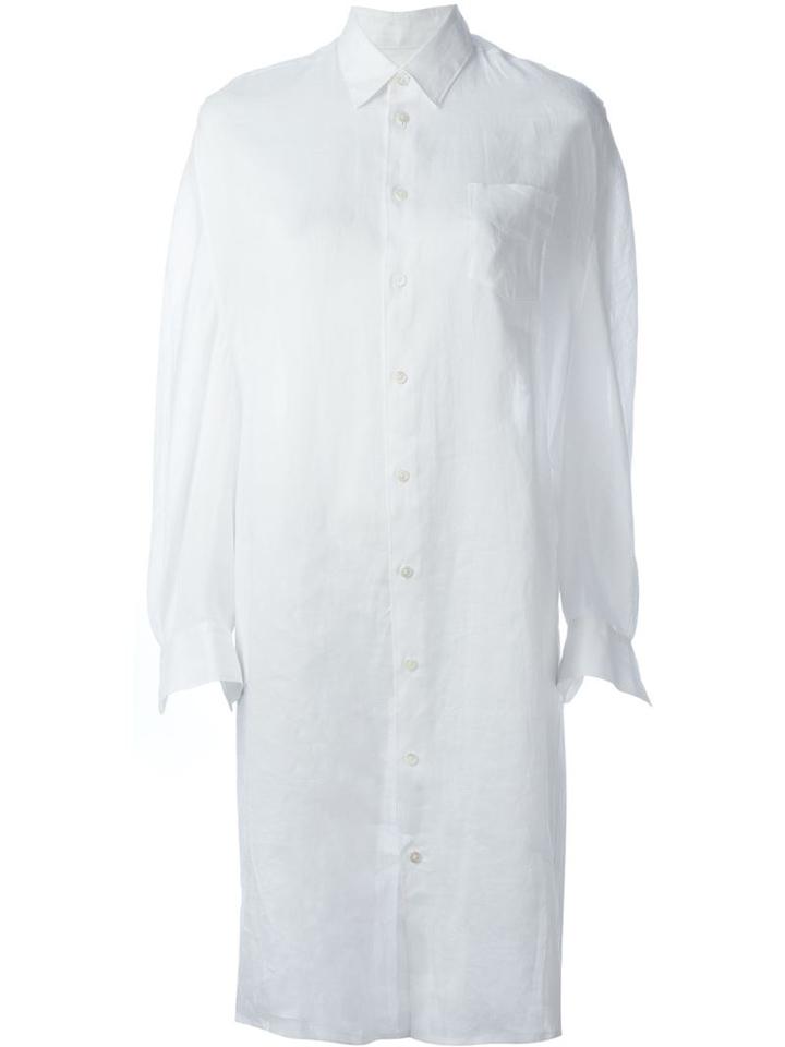 Junya Watanabe Comme Des Garçons Oversized Shirt, Women's, Size: Small, White, Linen/flax