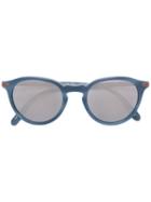 Oliver Peoples - 'rue Marbeuf' Sunglasses - Unisex - Leather/acetate - One Size, Blue, Leather/acetate