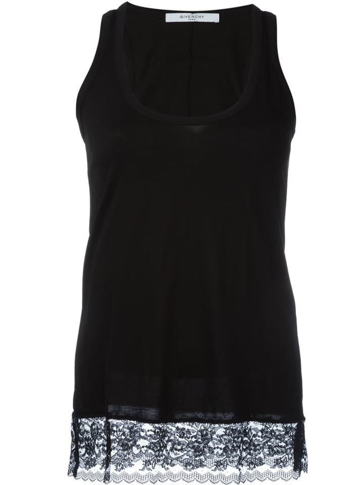 Givenchy Lace Hem Tank Top