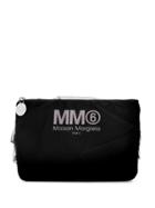 Mm6 Maison Margiela Tulle Clutch Bag - Black