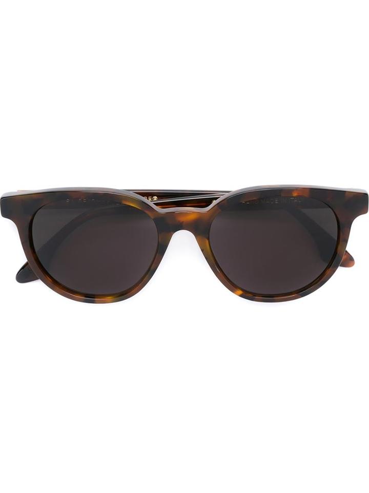 Retrosuperfuture Riviera Classic Havana Sunglasses, Adult Unisex, Brown, Acetate