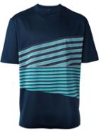 Lanvin - 'camiseta' Striped T-shirt - Men - Cotton - M, Blue, Cotton