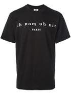Ih Nom Uh Nit Logo T-shirt, Men's, Size: Medium, Black, Cotton