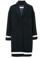 Tu Es Mon Trésor The Bear Faux Fur Coat - Blue