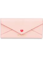 Miu Miu Madras Love Envelope Wallet - Pink & Purple