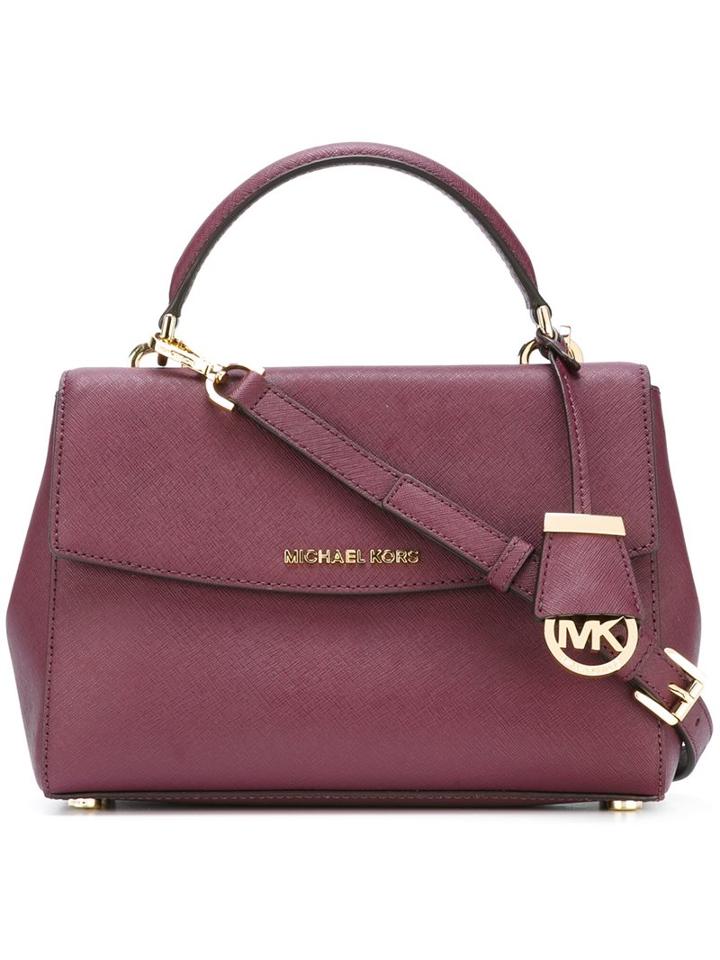 Michael Michael Kors Small 'ava' Tote, Women's, Pink/purple, Leather