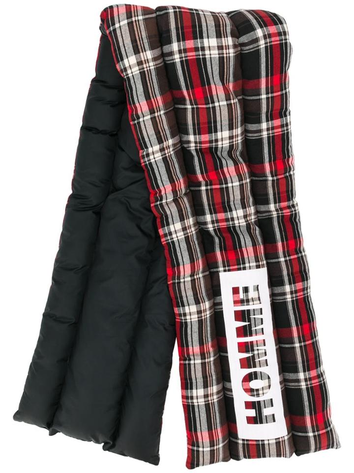 Not Guilty Homme Oversized Padded Scarf - Black