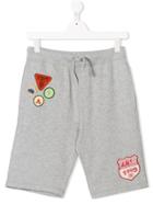 Dsquared2 Kids Patchwork Shorts - Grey