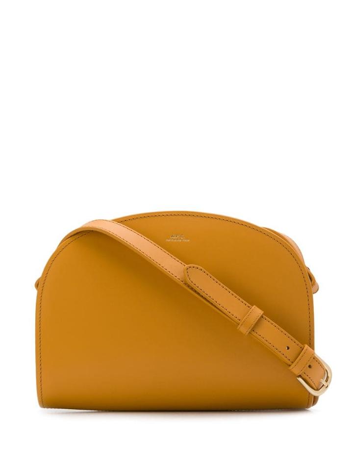 A.p.c. Logo Cross-body Bag - Yellow