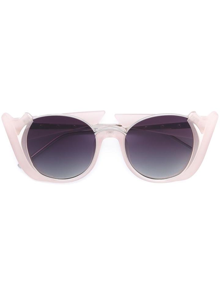 Prabal Gurung Round Frame Sunglasses
