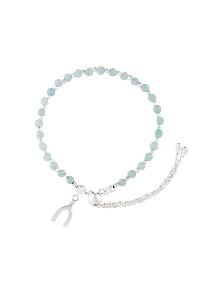 Astley Clarke 'amazonite Wishbone Kula' Bracelet, Women's, Metallic